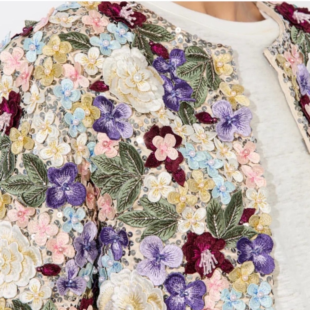 Alice + Olivia
KIDMAN EMBELLISHED TWEED JACKET - Picture 5 of 16